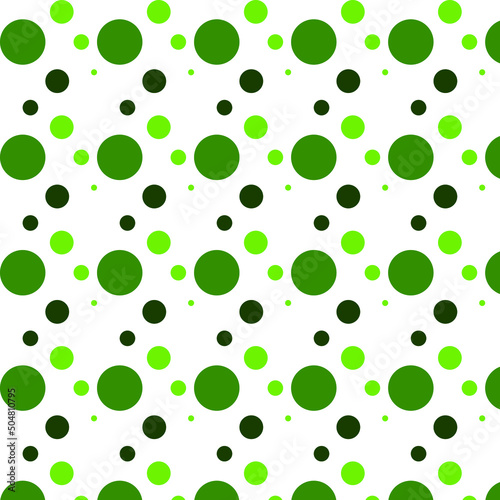 Professionally designed green circles background of different sizes