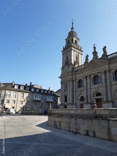 Plaza de la Catedral de Lugo, Galicia