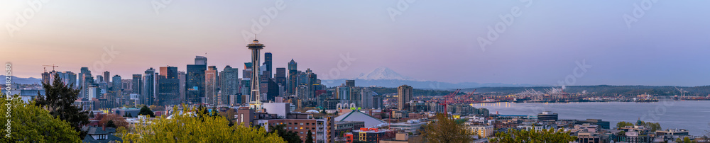 Naklejka premium Seattle Panorama