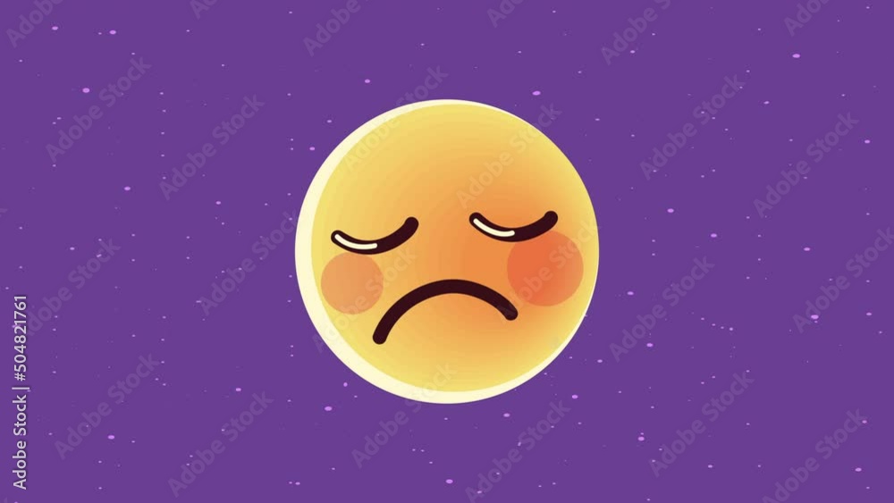 sad emoticon character animation sad emoticon character animation