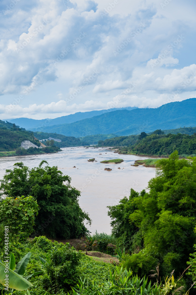 Mekong River View at Chiang Rai Province