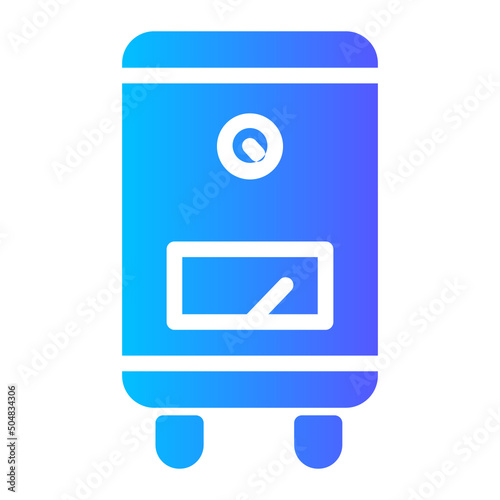 heater gradient icon