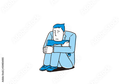 悩む男性