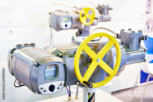 Multi-turn actuator for the oil and gas industry Fototapeta