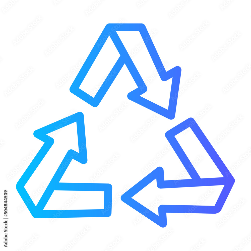 recycle gradient icon recycle gradient icon