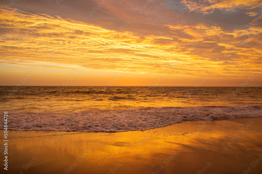 Beautiful sunset beach  - Perth Western Australia