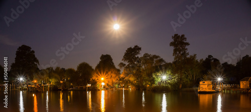 public dock  Gambado, Tigre, Buenos Aires, Argentina photo