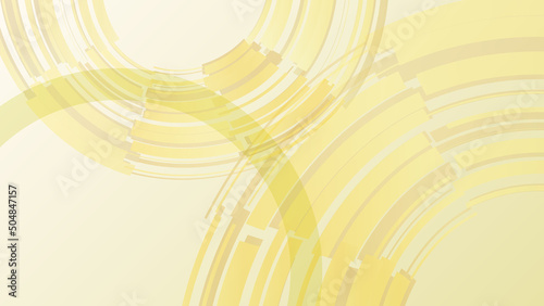 Abstract gold curved Rectangular background.