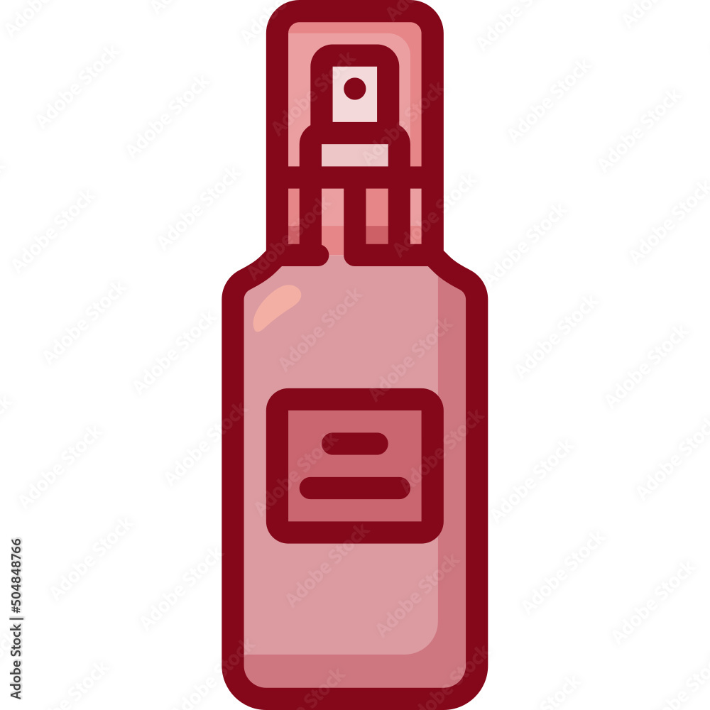 Obraz premium facial spray line icon