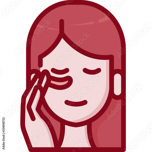 eye cream line icon
