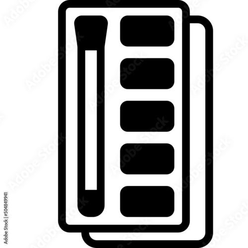 eyeshadow line icon