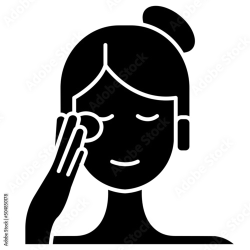 cleansing line icon