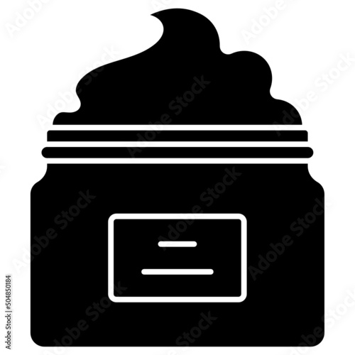 exfoliant line icon