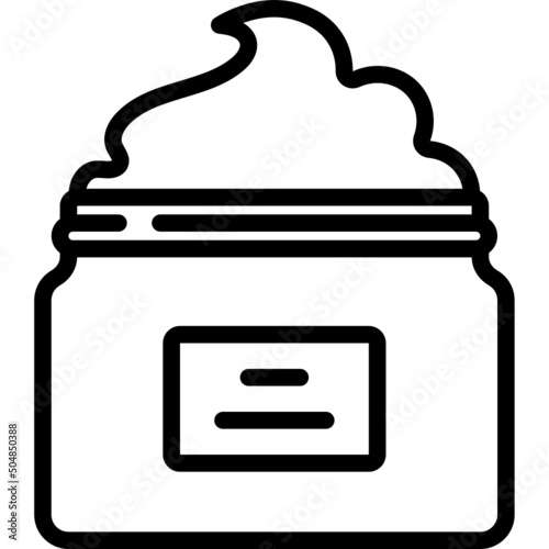 exfoliant line icon