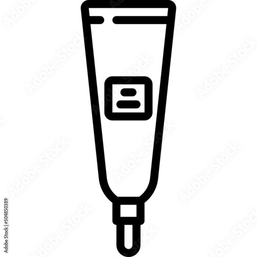 eye cream line icon