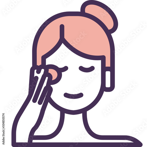cleansing line icon