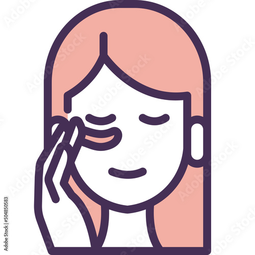 eye cream line icon