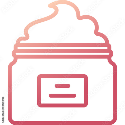 exfoliant line icon