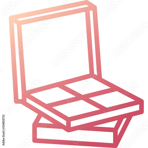 eyeshadow line icon
