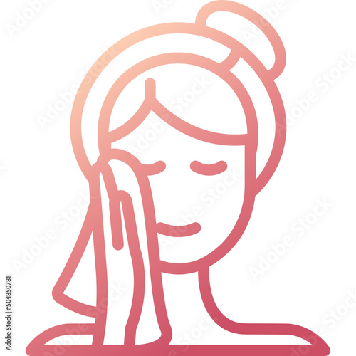 wipe line icon