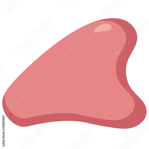 gua sha line icon