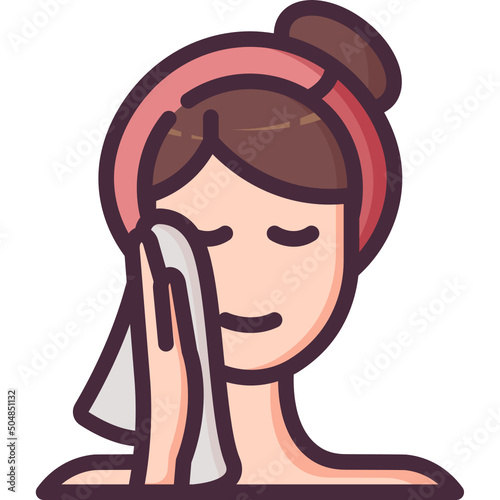 wipe line icon