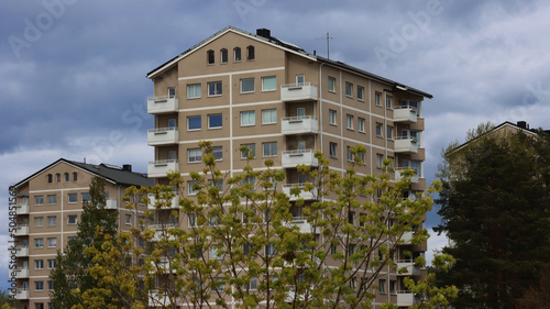 Canvas Print building