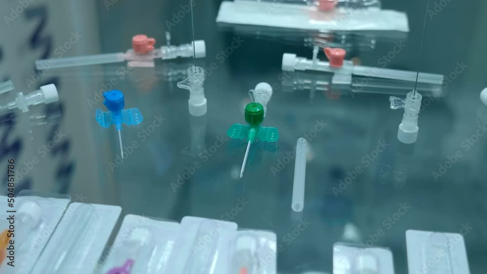 New samples of medical peripheral intravenous catheters of various