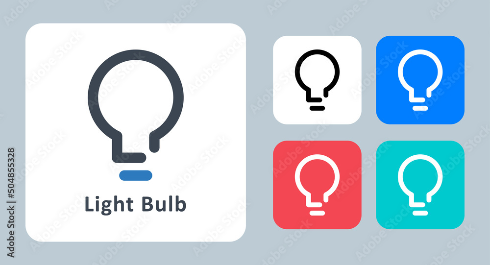 Light bulb icon - vector illustration . Bulb, Idea, Light, Energy, Creative, Creativity, Innovation, Invention, line, outline, flat, icons . Light bulb icon - vector illustration . Bulb, Idea, Light, Energy, Creative, Creativity, Innovation, Invention, line, outline, flat, icons .
