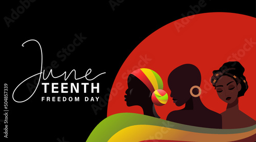 Juneteenth Free-ish Since June 19, 1865. Freeish Design of Banner. Black Lives Matter. Vector logo Illustration. Juneteenth Independence Day. Freedom or Emancipation day. Annual american holiday