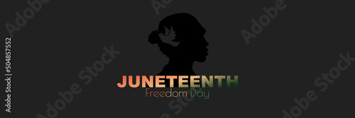 Juneteenth Freedom Day banner.