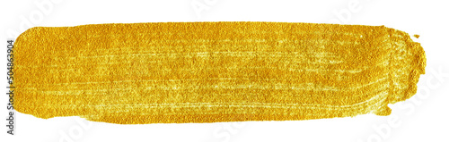 Gold brush stroke illustration