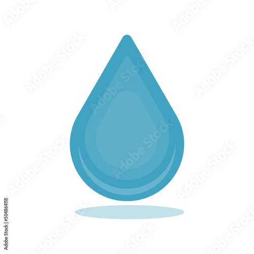 Drop of water vector. Colored water drop in vector. Drawing in vector. Vector pictures.