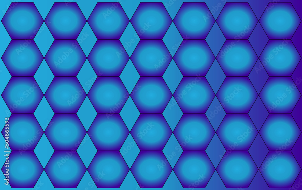 Fototapeta premium abstract geometric vector background with blue gradient