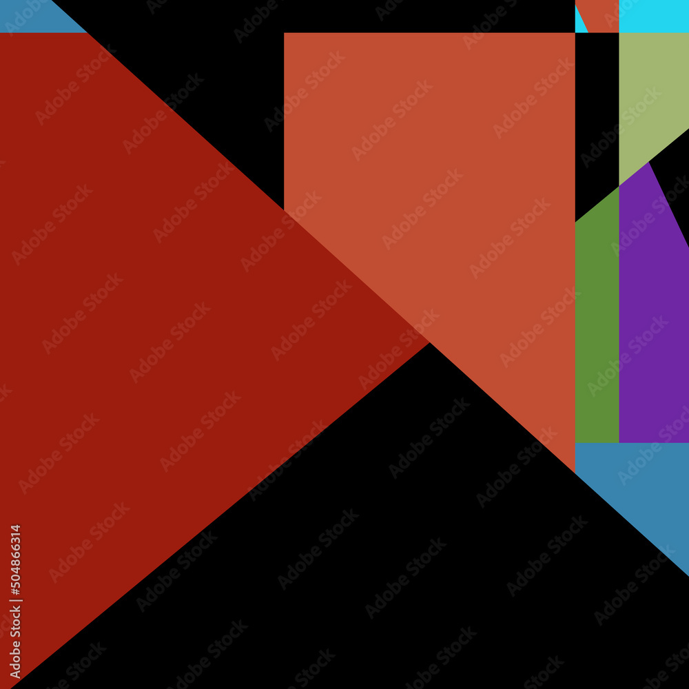 Geometric abstraction generative art background art illustration