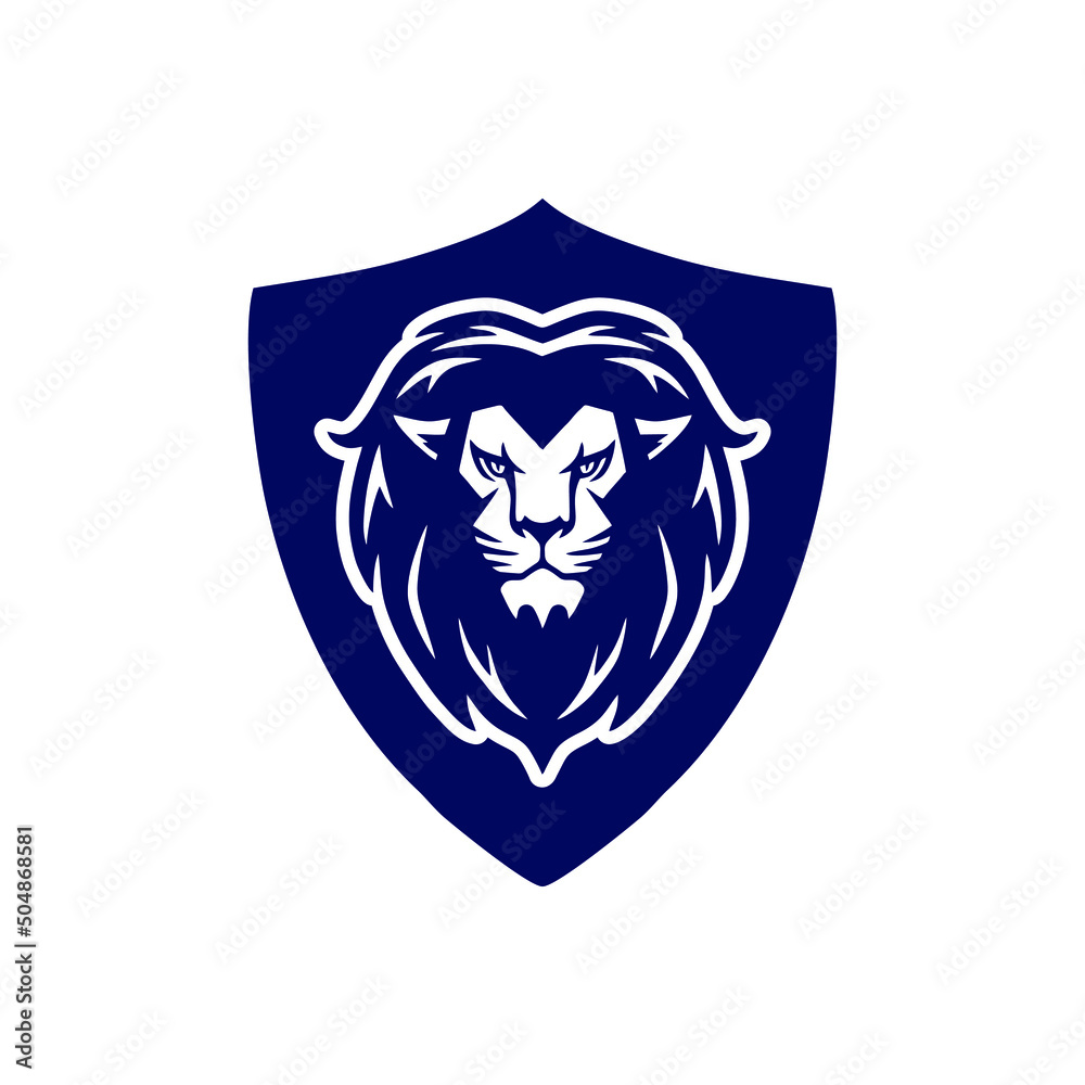Lion logo vector illustration, emblem design. Lion logo vector illustration, emblem design.
