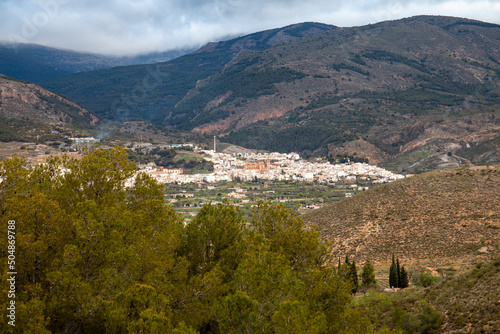 Laujar de Andarax town, Spain