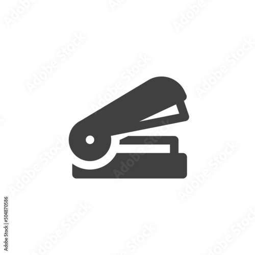 Paper stapler vector icon