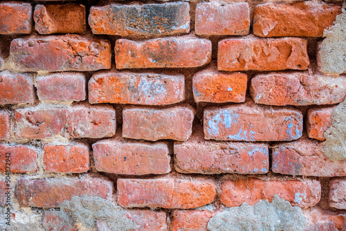 Old brick wall masonry textured background