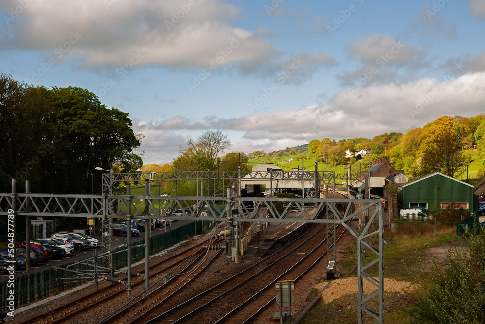 Railway station, Kendal, England May 01, 2022 Railway station, Kendal, England May 01, 2022