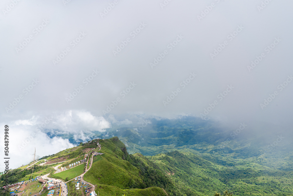 Phu Thap Boek in Thailand of High angle view