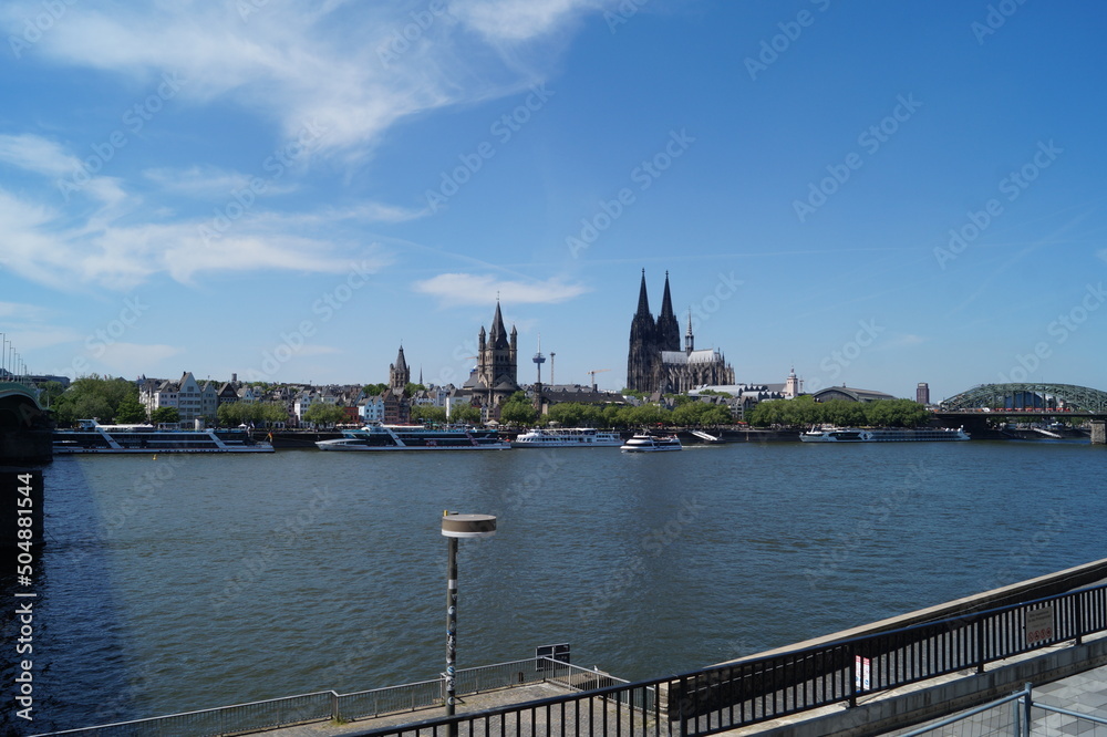 Fototapeta premium Köln am Rhein