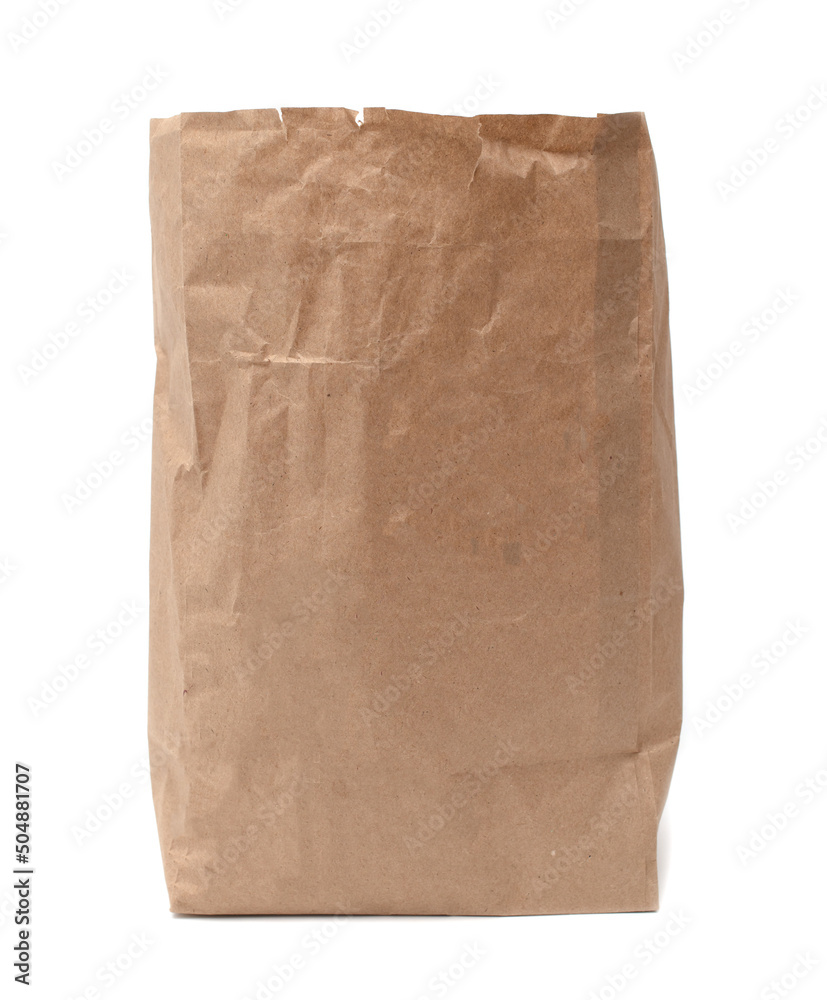 Cardboard package on a white background. Cardboard package on a white background.