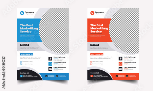 Creative Corporate & Business Flyer Template. Business Flyer Nd Poster Template. 