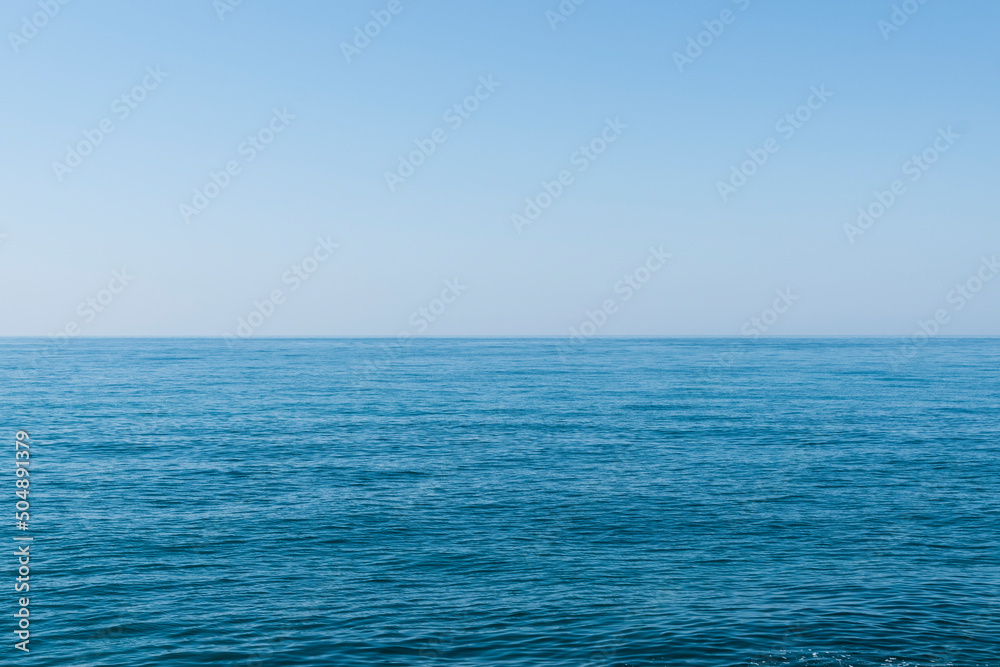 blue sea and sky