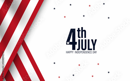 United States of America, vector illustration for independence day