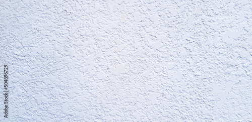 White concrete wall for background. Painted brickwork or rough wallpaper. Exterior design in loft style concept.