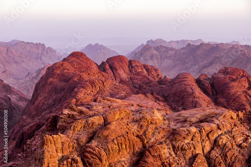 View of the mountains of the Sinai Peninsula
 photo