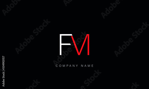 FM, MF, Letters Logo Monogram