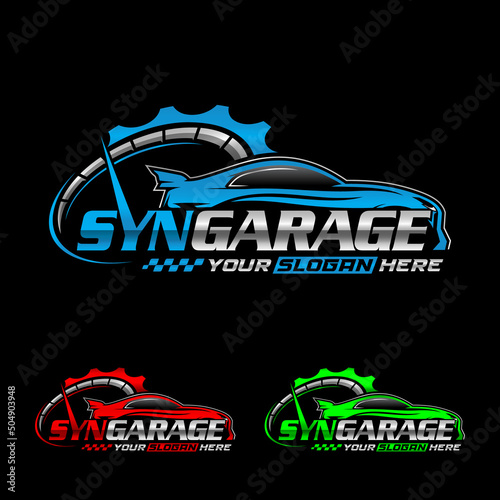 Automotive garage logo. Perfect logo for automotive industry.